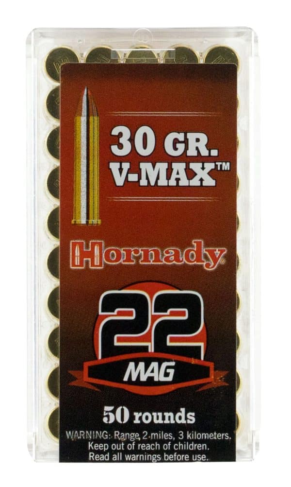 Hornady 83202 .22 Mag Varmint Express Rimfire Ammo - 30 Grain | V-MAX