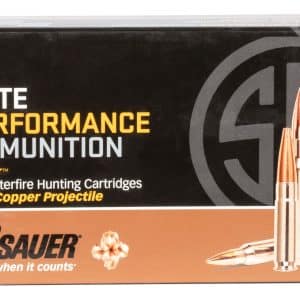 Sig Sauer E3WMH120 Elite Copper Hunting 300WinMag 165gr Copper Solid 20 Per Box/10 Case