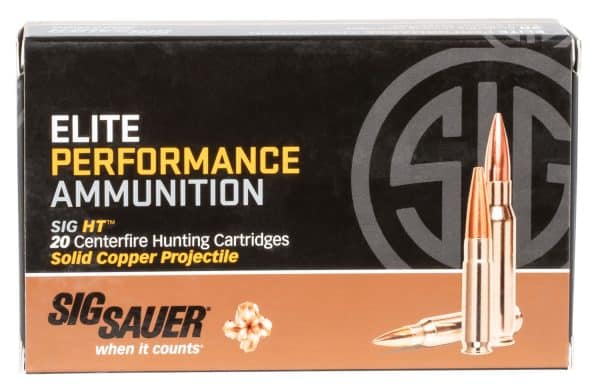 Sig Sauer E3WMH120 Elite Copper Hunting 300WinMag 165gr Copper Solid 20 Per Box/10 Case