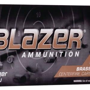 CCI 5201 9mm Luger Blazer Brass Handgun Ammo - 124 Grain | FMJ | 1090 fps | 50/Ct