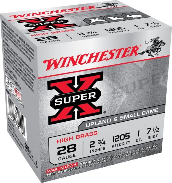 Winchester X28H7 Super X Heavy Game Load High Brass 28 Gauge - 2.75" | 1 oz | #7.5 | 25/CT