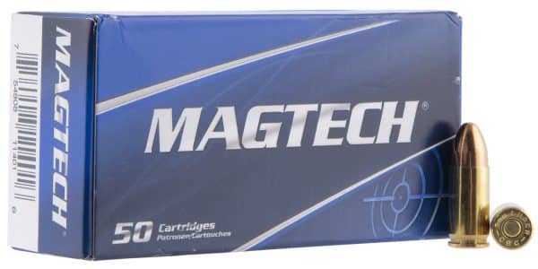 Magtech 9A 9mm Luger Range/Training Handgun Ammo - 115 Grain | FMJ | 1135 fps | 50/Ct