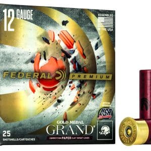 Federal GMT11775 Premium Gold Medal Paper 12 Gauge - 2.75" | 1 1/8oz | #7.5 | 25/CT