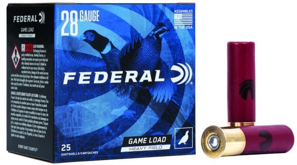 Federal H28975 Game-Shok High Brass 28 Gauge - 2.75" | 1oz | #7.5 | 25/CT