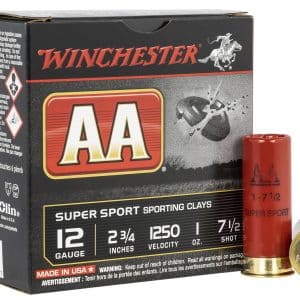 Winchester AASC12507 AA Super Sport Sporting Clay 12 Gauge - 2.75" | 1oz | #7.5 | 25/CT