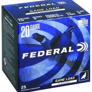 Federal H2585 20 Gauge Game-Shok High Brass - 2.75" | 1 1/4oz | #5