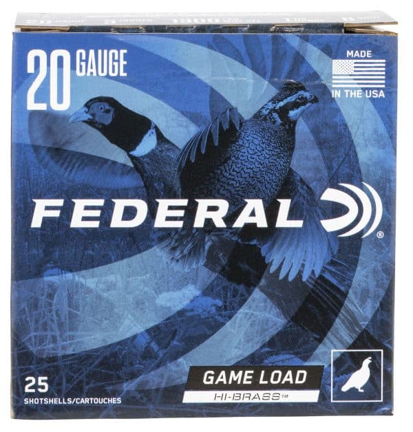 Federal H2586 Game-Shok High Brass 20 Gauge - 3" | 1 1/4 oz | #6 | 25/CT | Flat Rate Weight Based Shipping | No Tax Outside Texas - Image 2