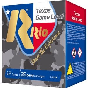 Rio TGHV3675TX 12 Gauge Texas Game Load High Velocity Shotgun Ammo - 2.75" | 1-1/4 oz | #7.5 | 1330 fps | 25/Ct