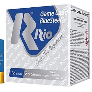 Rio GLBS325 12 Gauge Game Load Blue Steel Shotgun Ammo - 2.75" | 1-1/8 oz | #5 | 1250 fps | 25/Ct