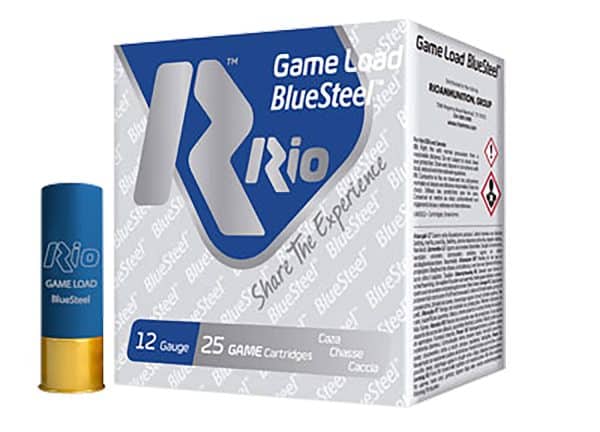 Rio GLBS325 12 Gauge Game Load Blue Steel Shotgun Ammo - 2.75" | 1-1/8 oz | #5 | 1250 fps | 25/Ct