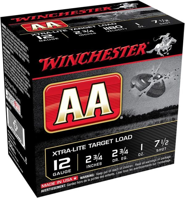 Winchester AAL127 AA Xtra-Lite 12 Gauge - 2.75" | 1oz | #7.5 | 25/CT