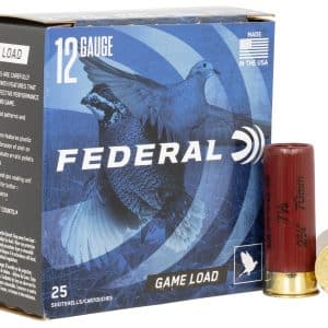 Federal H12175 Game-Shok Upland 12 Gauge - 2.75" | 1oz | #7.5 | 25/CT