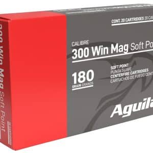 Aguila 82044AG .300 WinMag Rifle Ammo - 180 grain | ILBT-SP | 2960 fps | 20/Ct