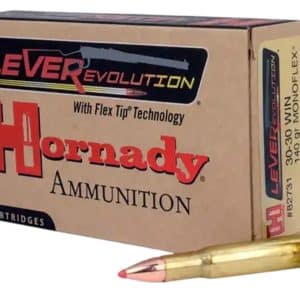 Hornady 82731 30-30 Win LEVERevolution Rifle Ammo - 140 grain | MF | 2465 fps