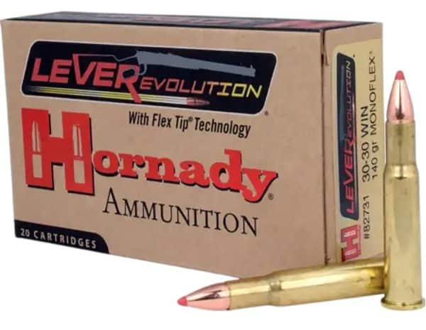 Hornady 82731 30-30 Win LEVERevolution Rifle Ammo - 140 grain | MF | 2465 fps