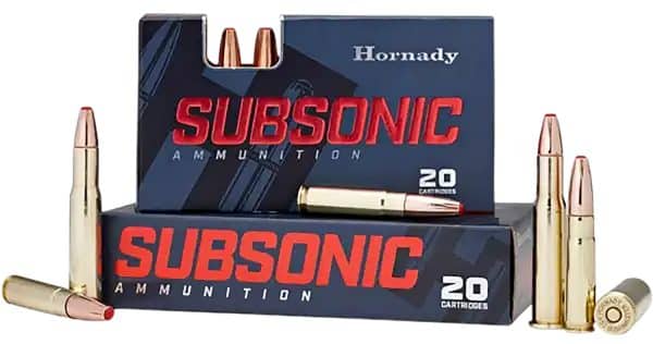 Hornady 82247 .450 Bushmaster Subsonic Rifle Ammo - 395 Grain | SUB-X