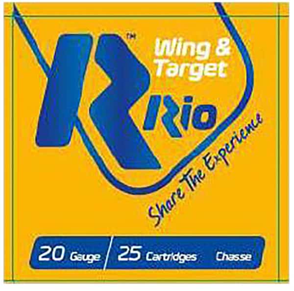 Rio WT208 20 Gauge Wing & Target Shotgun Ammo - 2 3/4" | 7/8 oz | #7.5 | 1250 fps