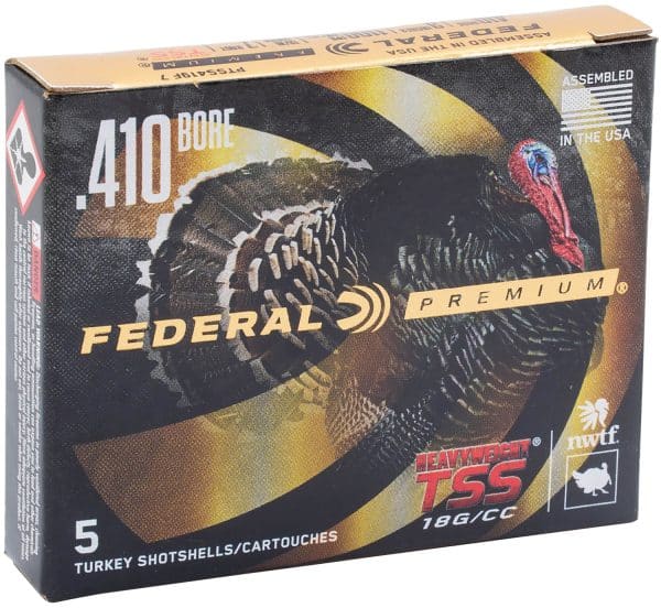 Federal PTSS419F95 .410 Gauge Turkey Heavyweight Shotgun Ammo – 3" | 13/16 oz