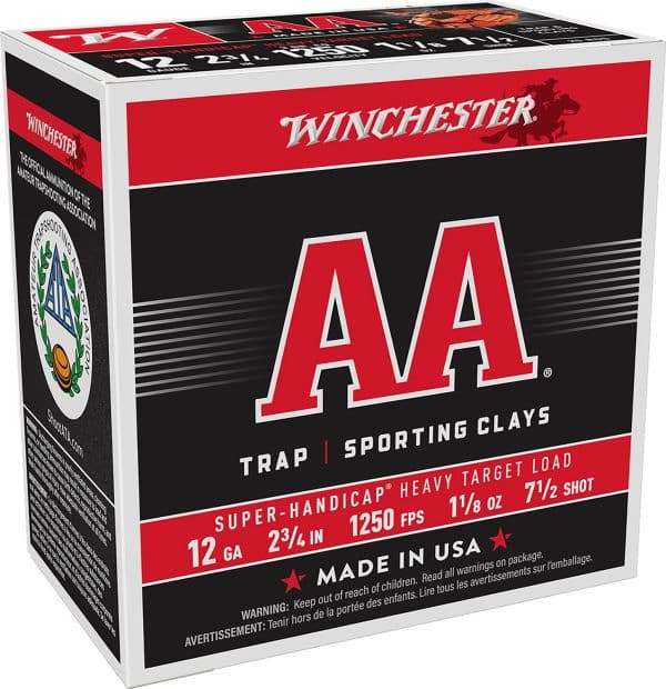 Winchester AAHA127 AA Super Handicap Heavy Target 12 Gauge - 2.75" | 1 1/8oz | #7.5 | 25/CT