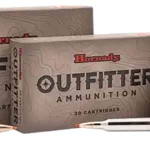 Hornady 81622 Outfitter 6.5PRC 130gr Copper Alloy eXpanding 20 Per Box/10 Case