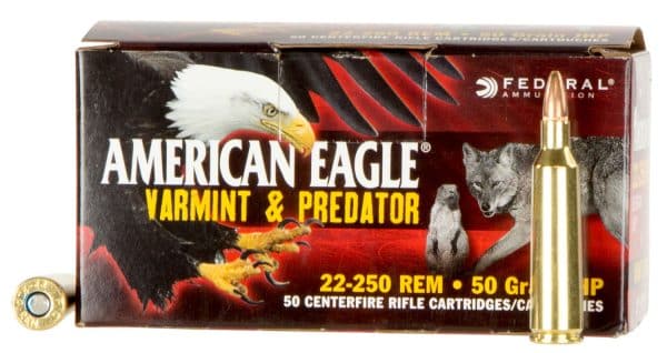 Federal Varmint & Predator loads use top-quality bullet designs to deliver accuracy and explosive expansion. The extremely reliable brass, primer and propellant ensure the utmost reliability.