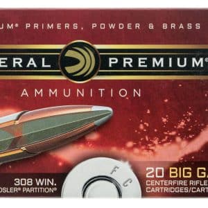 Federal Premium .308 Win - 150 Grain | Nosler-Partition | 20/CT