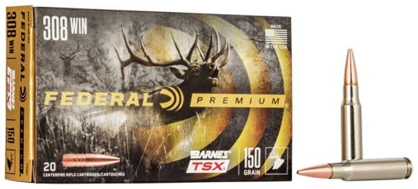 Federal P308V Premium .308 Win - 150 Grain | TSX | 20/CT