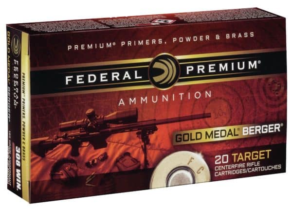 Federal Premium Gold Medal .223 Remington - 73 Grain | Berger - OTM | 20/CT