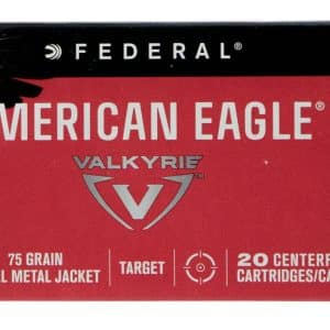 Federal American Eagle .224 Valkyrie Rifle Ammo - 75 Grain | FMJ | 20/Ct