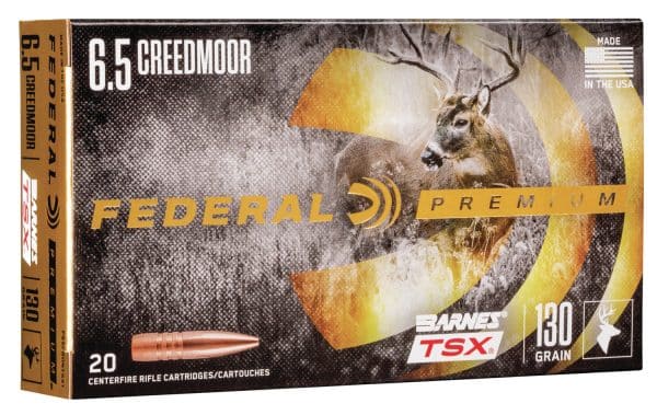 Federal Premium 6.5 Creedmoor - 130 Grain | Barnes TSX | 20/CT