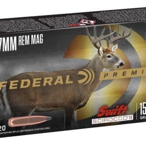 Federal P7RSS1 Premium 7mmRemMag 150gr Swift Scirocco II 20 Per Box/10 Case