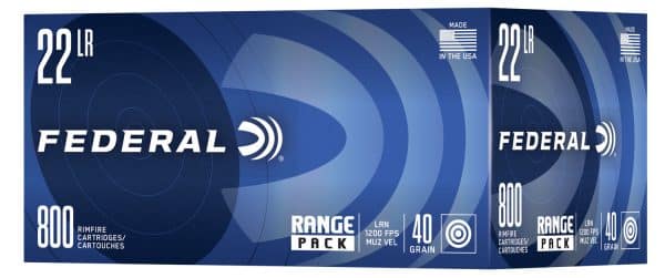 Federal 729B800 Champion .22LR Training Range Pack - 40 Grain | LRN | 800/CT