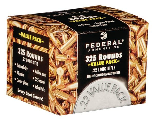 Federal 725 Champion .22LR Training Value Pack - 36 Grain | CPHP | 325/CT