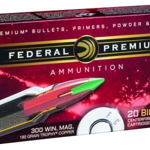 Federal Premium .300 WinMag - 180 Grain | Trophy Copper | 20/CT