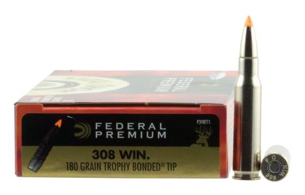 Federal Premium .308 Win - 180 Grain | Trophy Bonded Tip | 20/CT | Flat Rate Ship | No Tax Outside Texas - Image 2