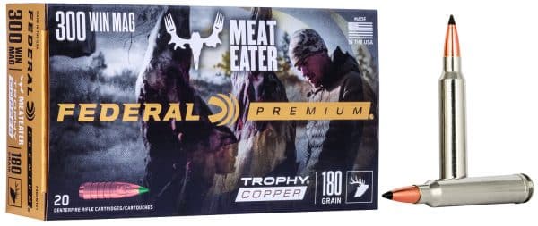 Federal Premium .300 Win Mag - 180 Grain | Trophy Copper | 20/CT | Flat Rate Weight Based Shipping | No Tax Outside Texas - Image 2