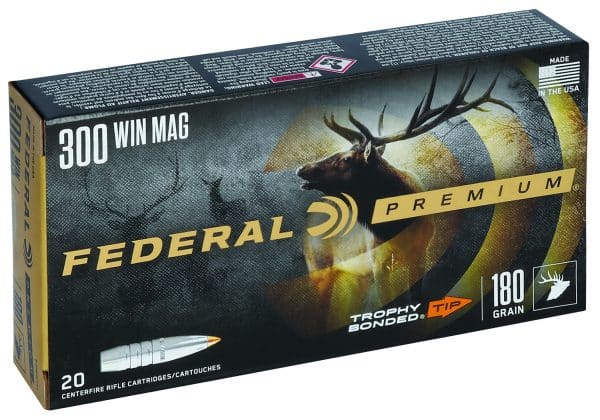 Federal Premium .300 Win Mag - 180 Grain | Trophy Bonded Tip | 20/CT | Flat Rate Weight Based Shipping | No Tax Outside Texas - Image 2