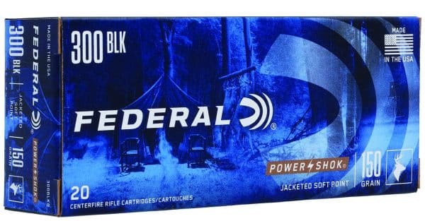 Federal 300BLKB .300 Blackout Power-Shok - 150 Grain | SP | 20/CT | Flat Rate Weight Based Shipping | No Tax Outside Texas - Image 2