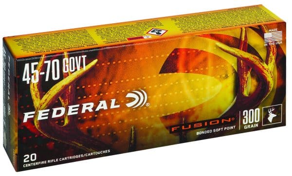 Federal Fusion .45-70 Gov't - 300 Grain | Bonded Soft Point | 20/Ct | Flat Rate Weight Based Shipping | No Tax Outside Texas - Image 3