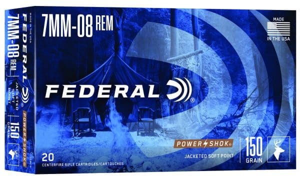 Federal Power-Shok 7mm-08 Rem - 150 grain | JSP | 20/Ct
