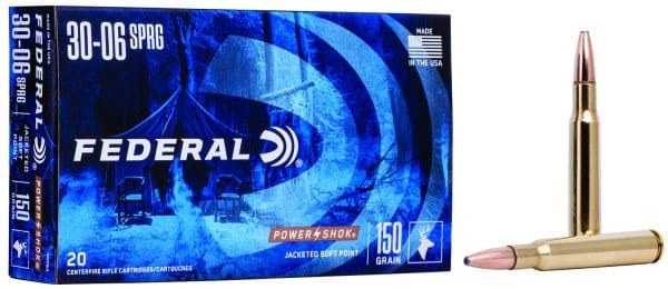 Federal Power-Shok 30-06 Springfield - 150 Grain | JSP | 20/CT