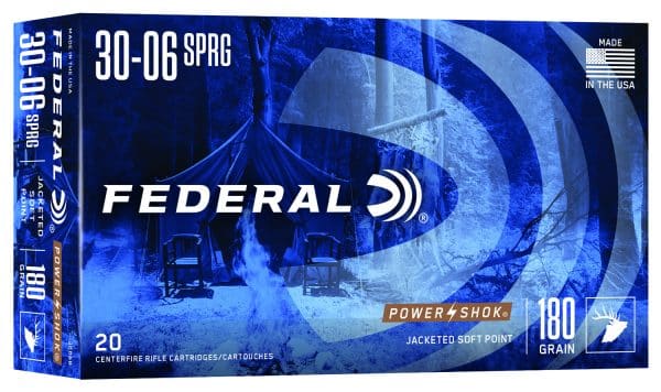 Federal Power-Shok .30-06 Springfield - 180 Grain | JSP | 20/CT