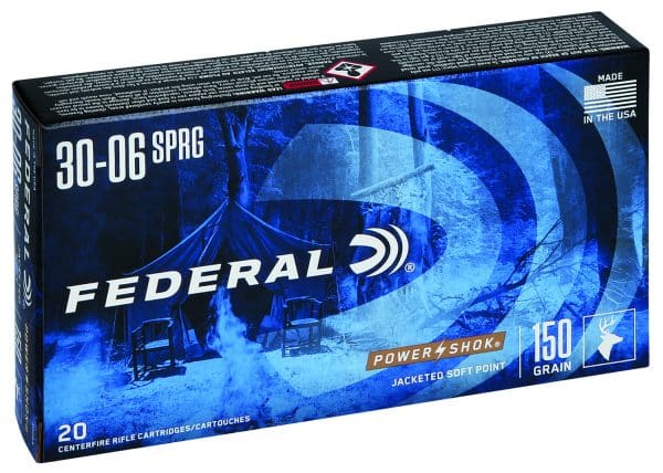 Federal Power-Shok 30-06 Springfield - 150 Grain | JSP | 20/CT | Flat Rate Ship | No Tax Outside Texas - Image 3