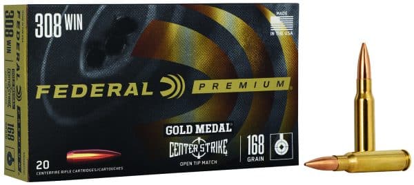 Federal Premium Gold Medal .308 Win - 168 Grain | OTM | 20/CT