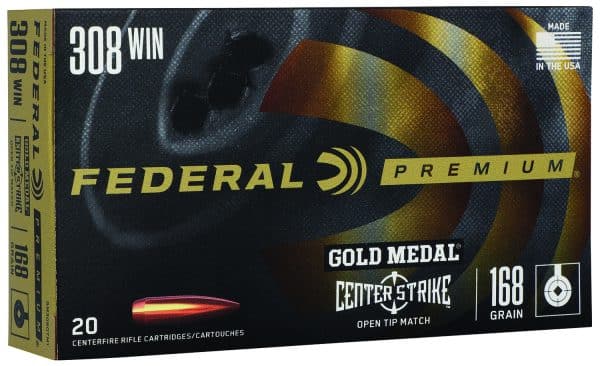 Federal Premium Gold Medal .308 Win - 168 Grain | OTM | 20/CT | Flat Rate Weight Based Shipping | No Tax Outside Texas - Image 2