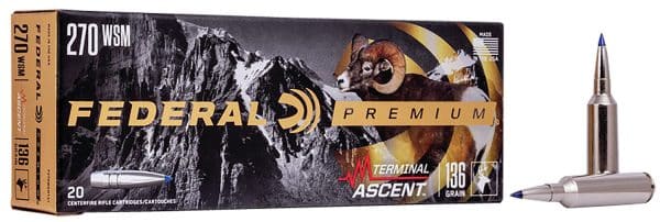 Federal Premium Terminal Ascent .270 Win - 150 grain | Barnes TSX | 20/Ct