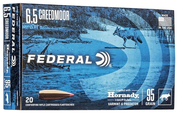 Federal Varmint & Predator 6.5 Creedmoor - 95 Grain | V-Max | 20/CT