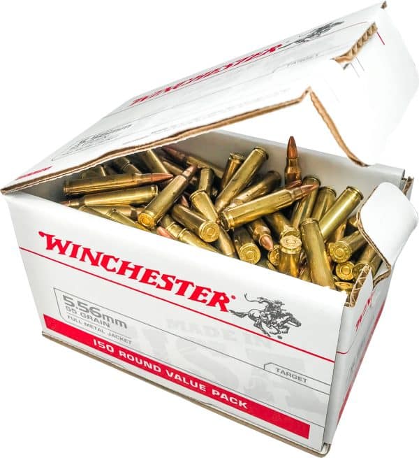 Winchester USA M193 5.56x45mm NATO - 55 Grain | FMJ | 150/Ct | Flat Rate Shipping | No Tax Outside Texas - Image 2