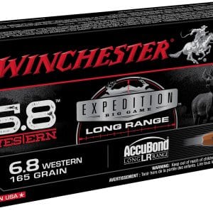 Winchester Expedition Big Game Long Range 6.8 Western - 165 Grain | Nosler Accubond | 20/CT