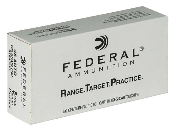 Federal Range & Target .45 ACP - 230 Grain | FMJ | 50/CT